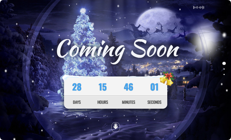 html5带音乐背景的圣诞节倒计时页面代码-颜夕资源网-第13张图片