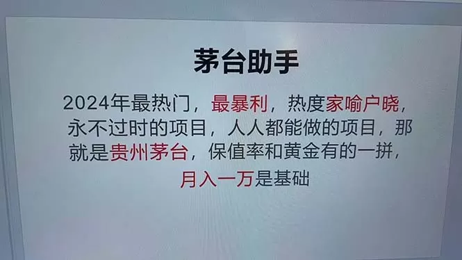 魔法贵州茅台代理，永不淘汰的项目，抛开传统玩法，使用科技，命中率极高-颜夕资源网-第14张图片