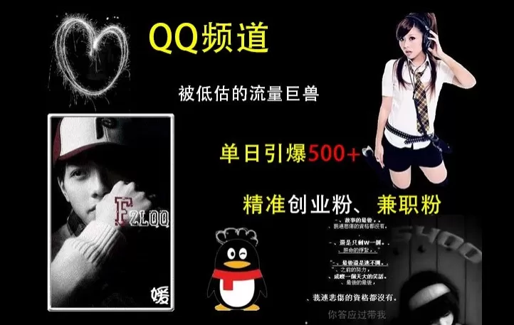QQ频道：被低估的流量巨兽，单日引500+精准创业F、J职粉的引流秘籍-颜夕资源网-第14张图片