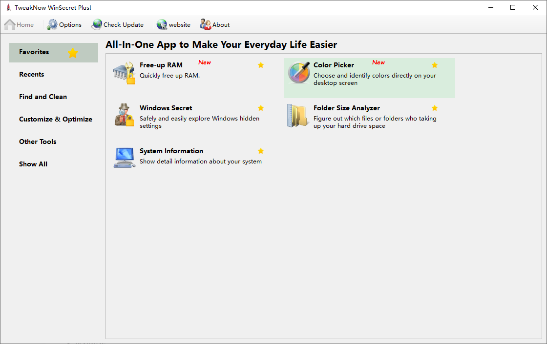 TweakNow WinSecret Plus 系统优化工具 v6.1.1 中文便携版-颜夕资源网-第14张图片