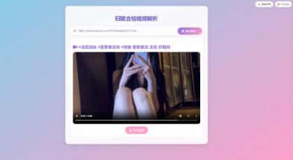 二次元聚合短视频解析去水印系统源码-颜夕资源网-第14张图片