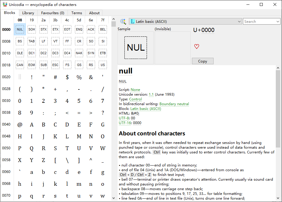 Unicodia(Unicode字符查询工具) v2.11.2 绿色版-颜夕资源网-第14张图片