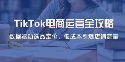 TikTok电商运营全攻略，数据驱动选品定价，低成本引爆店铺流量-颜夕资源网-第14张图片