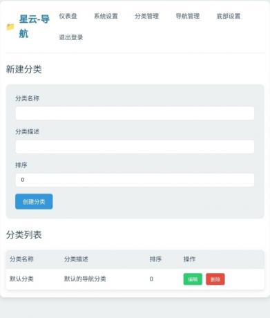 星云-导航1.0.0(带后台)-颜夕资源网-第18张图片