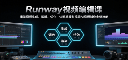 Runway视频编辑课，涵盖视频生成、编辑、优化，快速掌握影视级AI视频制作全栈技能-颜夕资源网-第14张图片
