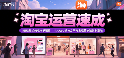 淘宝运营速成，0基础轻松搞定网店运营，10大核心模块分解快速复制落地（更新）-颜夕资源网-第14张图片