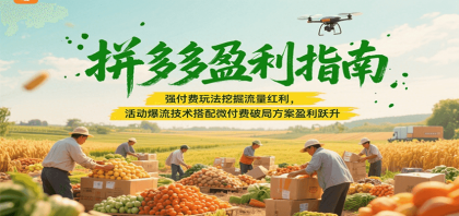 拼多多盈利指南：强付费玩法挖掘流量红利，活动爆流技术搭配微付费方案实现盈利跃升-颜夕资源网-第14张图片