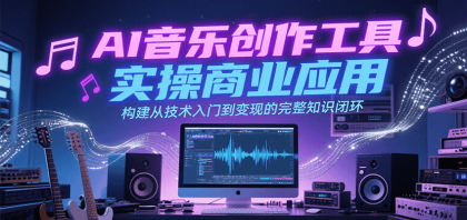 AI音乐创作工具实操商业应用，构建从技术入门到变现的完整知识闭环-颜夕资源网-第14张图片