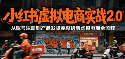 小红书虚拟电商实战2.0，从账号注册到产品发货完整拆解虚拟电商全流程-颜夕资源网-第14张图片