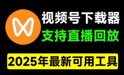 视频号下载器！支持直播回放下载，使用超简单，一键下载为MP4格式-颜夕资源网-第14张图片
