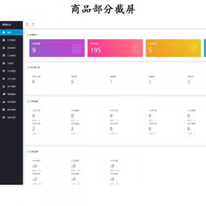 新扫码点餐外卖配送餐饮小程序系统源码 开源版-颜夕资源网-第16张图片