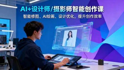 AI+设计师/摄影师智能创作课：智能修图、AI绘画、设计优化，提升创作效率-颜夕资源网-第14张图片