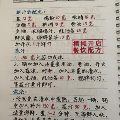 1000多套餐饮小吃技术配方大全电子版-颜夕资源网-第14张图片