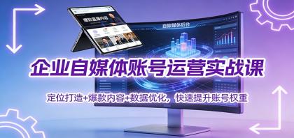企业自媒体账号运营实战课：定位打造+ 爆款内容+数据优化，快速提升账号权重-颜夕资源网-第14张图片