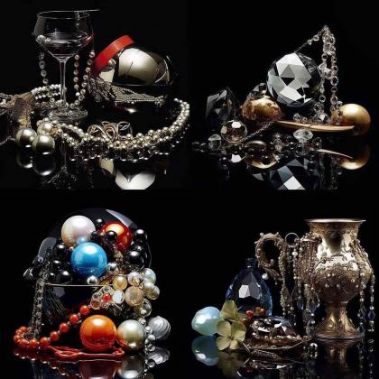 463个Midjourney珠宝摄影提示词：覆盖全品类珠宝，AI设计秒出专业效果-颜夕资源网-第20张图片