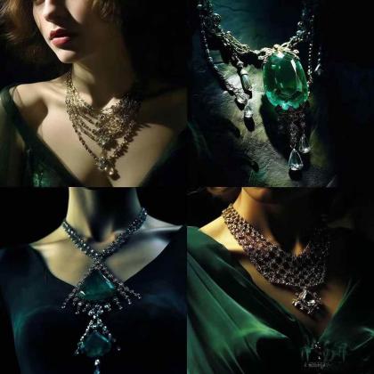 463个Midjourney珠宝摄影提示词：覆盖全品类珠宝，AI设计秒出专业效果-颜夕资源网-第16张图片