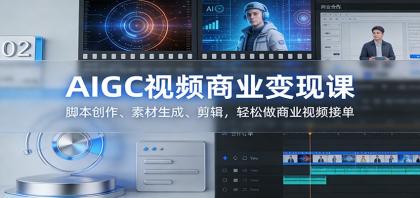 AIGC视频商业变现课：脚本创作、素材生成、剪辑，轻松做商业视频接单-颜夕资源网-第14张图片