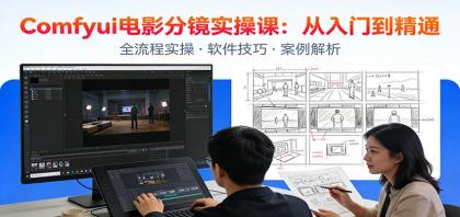 ComfyUI电影分镜实操课：分镜一致性，全流程AI视频制作，零基础也能做专业分镜-颜夕资源网-第14张图片