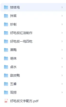 【全套卤肉熟食配方】，感兴趣的可以看看-颜夕资源网-第14张图片