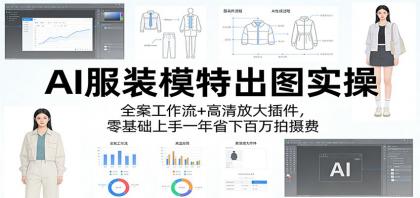 AI服装模特出图实操：全案工作流+ 高清放大插件，零基础上手一年省下百万拍摄费-颜夕资源网-第14张图片