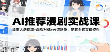AI推荐漫剧实战课：故事大纲提取+爆款对标+分镜制作，配套全套实操资料-颜夕资源网-第14张图片