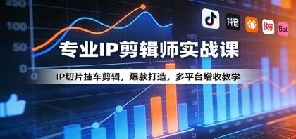 专业IP剪辑师实战课：IP切片挂车剪辑，爆款打造，多平台增收教学-颜夕资源网-第14张图片