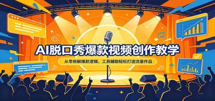AI脱口秀爆款视频创作教学：从零拆解爆款逻辑，工具辅助轻松打造流量作品-颜夕资源网-第14张图片