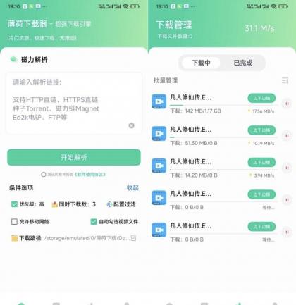 薄荷下载器1.3.6超强磁力下载引擎冷门资源极速不限速-颜夕资源网-第14张图片