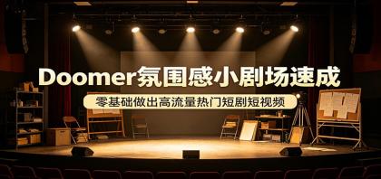 Doomer氛围感小剧场速成，零基础做出高流量热门短剧短视频-颜夕资源网-第14张图片