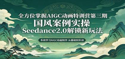 零基础AIGC动画精通第三期：国风案例实操，Seedance2.0解锁新玩法-颜夕资源网-第18张图片